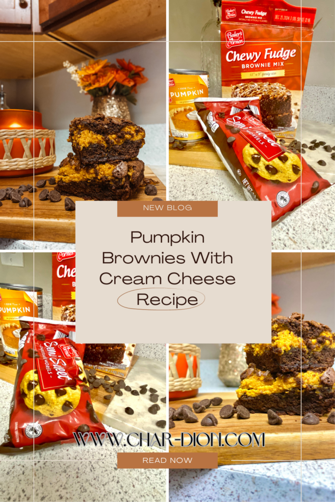 Easy Pumpkin Brownies With Cream Cheese Recipe