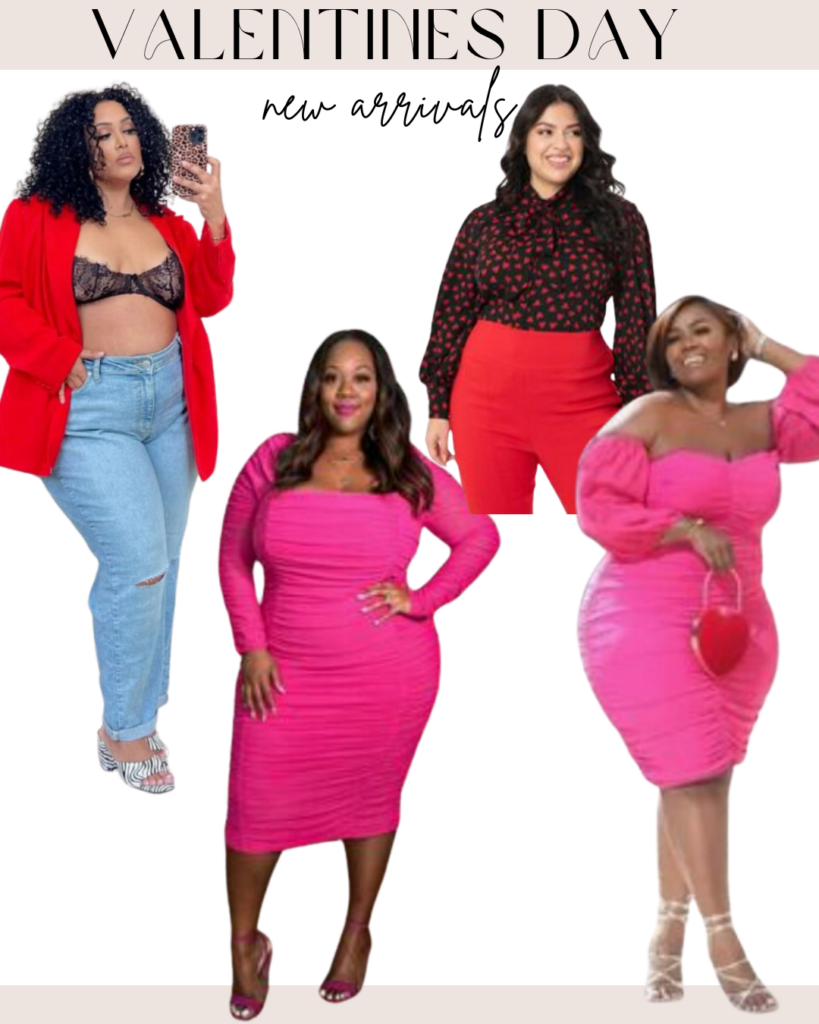 Affordable Plus Size Valentines Day Outfit Ideas