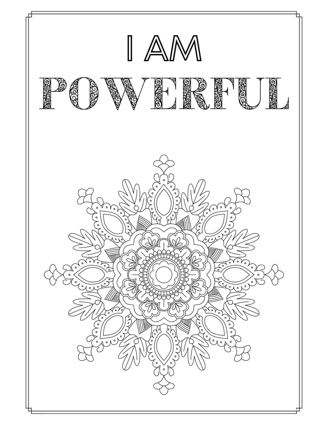 20+ Self care coloring pages FREE! - Soft Life Mama