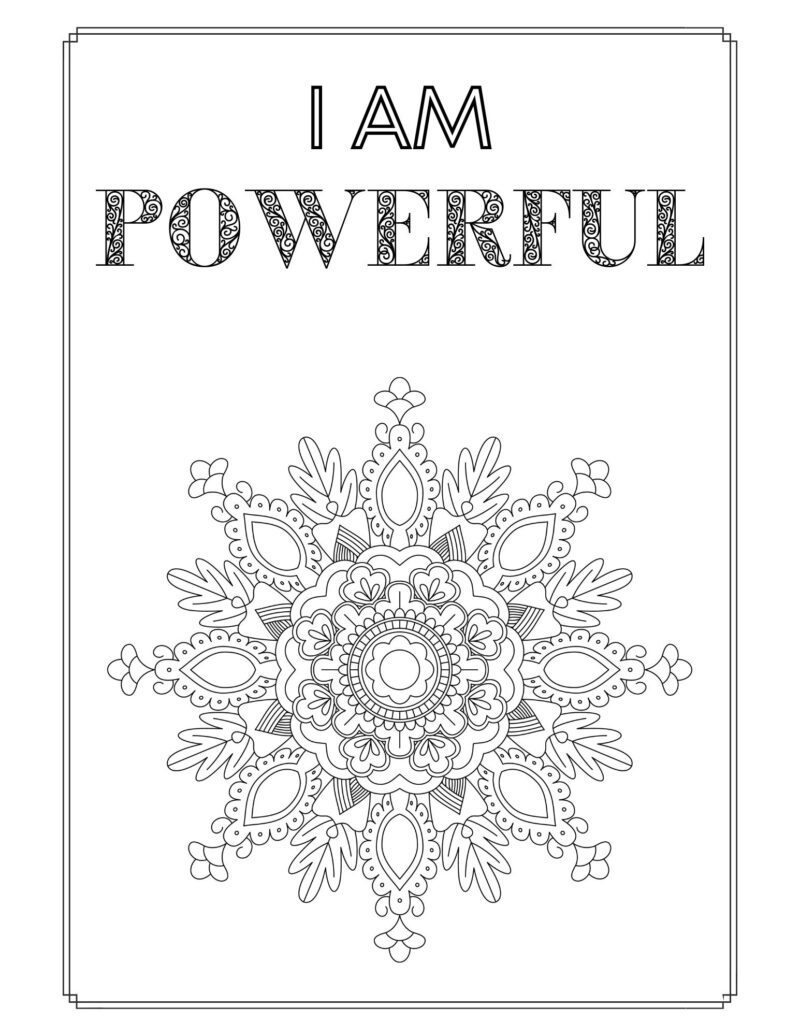 20+ Self care coloring pages FREE! - Soft Life Mama