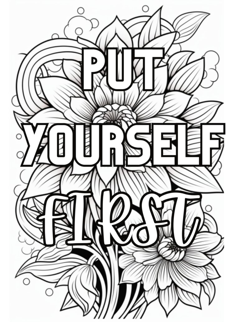 20+ Self care coloring pages FREE! - Soft Life Mama