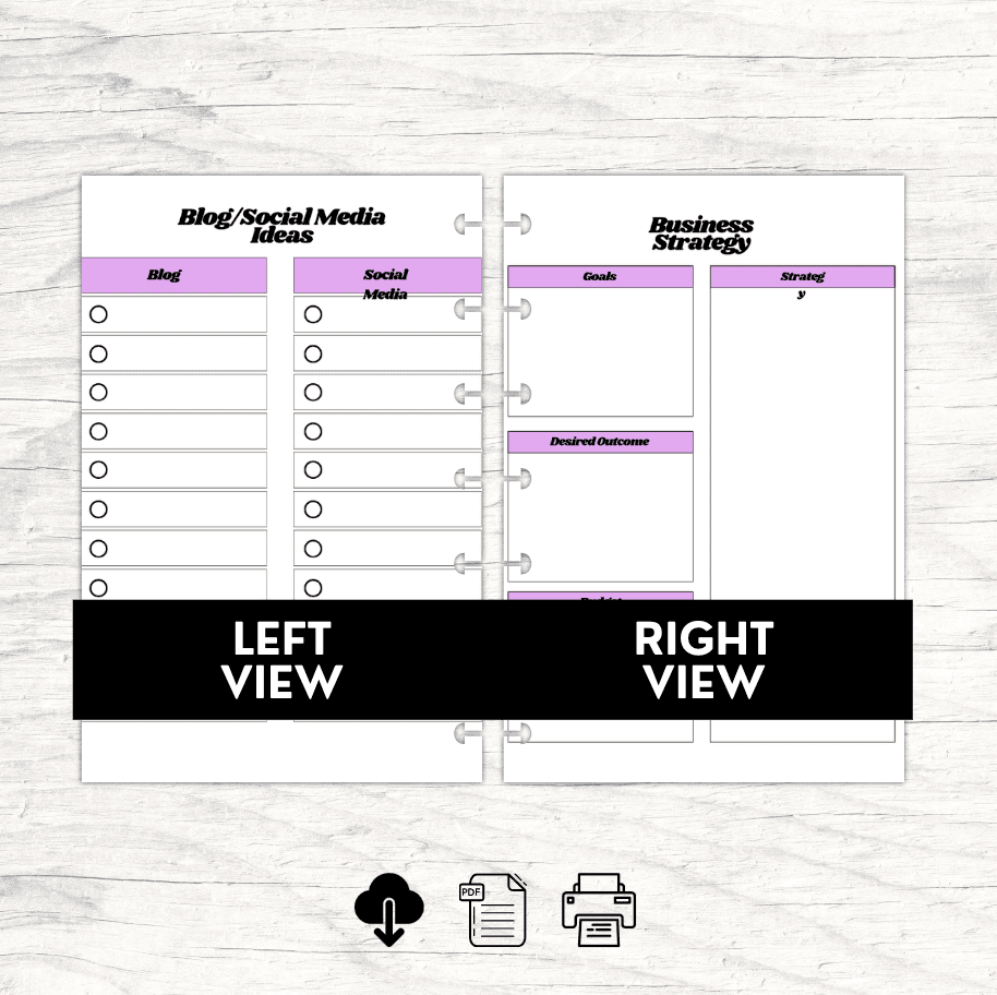 Digital Girl boss planner