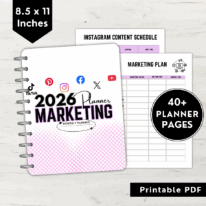 social media marketing planner