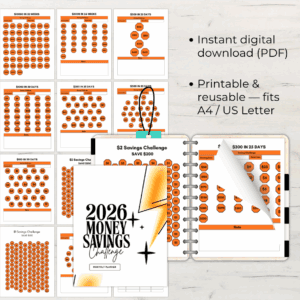 savings challenge workbook